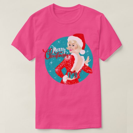 ドリスのクリスマスTシャツ Tシャツ (デザイン正面)