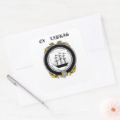 ドリスコルファミリークレストブックプレート スクエアシール (封筒)