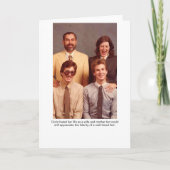 ドリス妻と母グリーティングカード カード (正面)