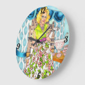 ドリス親愛時計 ラージ壁時計 (傾斜)