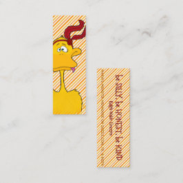 ドリス、w/引用文、ハッピーカード スキニー名刺