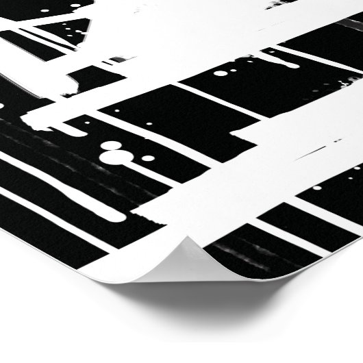 ドリッピィ絵を描グ・グラフィティ・アート，アーバンシティ通りアート ポスター (角)