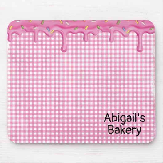 ドリッピングつや消しオンジンガム マウスパッド (正面)