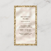 ドリッピングチョコレートブルーベリーケーキペストリーベーカリー 名刺 (裏面)