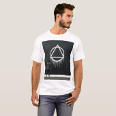 ドリッピングトライアングル Tシャツ (正面フル)