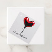 ドリッピングラブハートグラフィティ - ポップアート落書き フェイバータグ (インサイチュ)