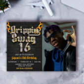 ドリッピン スワッグ 16 フォト ランドスケープ付き 招待状