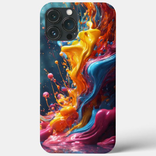 ドリッピーな抽象概念 Case-Mate iPhoneケース (裏面)