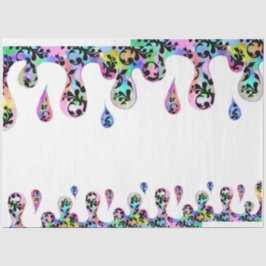 ドリッピーヴィンテージダマスクティッシュペーパー 薄葉紙