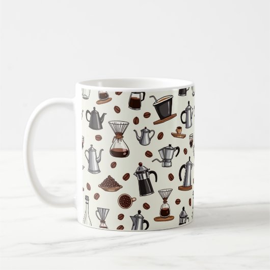 ドリップおよび醸造設備 コーヒーマグカップ (左)
