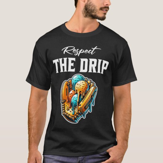 ドリップに敬意を Tシャツ (正面)