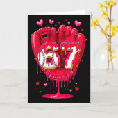 ドリップアイスクリーム バレンタイン 若者 男の子 女の子 スポーツ カード (黄色い花)