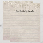 ドリップグリッターシャンパンラインスタフィック (正面/裏面)