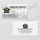 ドリップグレイ絵を描ホーム修理 名刺 (正面/裏面)