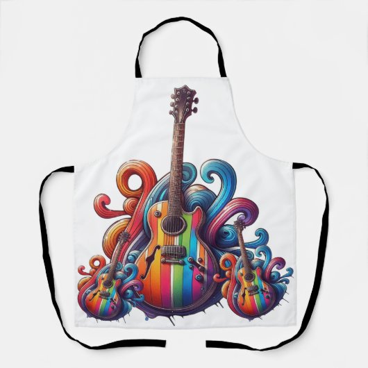 ドリップサウンド・ウッド・ウォール・アート エプロン (正面)