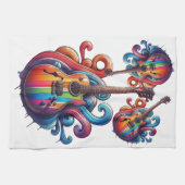 ドリップサウンド・ウッド・ウォール・アート キッチンタオル (横)