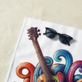 ドリップサウンド・ウッド・ウォール・アート ビーチタオル (インサイチュ)