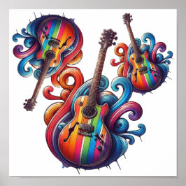 ドリップサウンド・ウッド・ウォール・アート ポスター