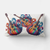 ドリップサウンド・ウッド・ウォール・アート ランバークッション (正面)