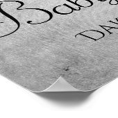 ドリップシブラーグリッター |ダイヤモンドプラチナシャワー ポスター (角)