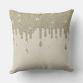 ドリップシルバーグリッターエフェクト&スパークル クッション (裏面)