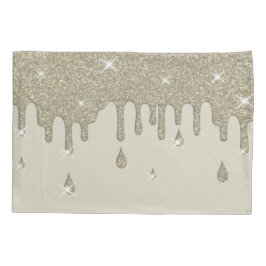 ドリップシルバーグリッターエフェクト&スパークル 枕カバー