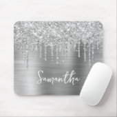 ドリップシルバーグリッターグラム マウスパッド (マウス)