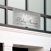 ドリップシルブリィグリッター |プラチナスパークルシャワー 横断幕 (ビルの外側)