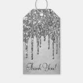 ドリップシルブリィグリッター |プラチナGlamありがとうございました ギフトタグ (正面)