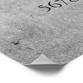 ドリップシルブリィグリッター |プラチナSweet sixteen ポスター (角)