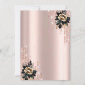 ドリップスブラックバラブランチ&バブリーブライダルシャワー 招待状 (裏面)