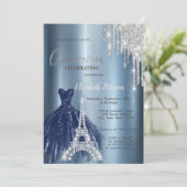 ドリップス、ブルードレス、エッフェルメタリックキンセアニラ 招待状 (スタンド正面)