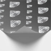 ドリップダイヤモンド | 豪華な結婚式 ラッピングペーパー (角)