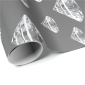 ドリップダイヤモンド | 豪華な結婚式 ラッピングペーパー (ロールコーナー)