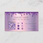 ドリップパープルベーカリー名刺 名刺 (裏面)