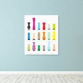 ドリップヒントスタイル キャンバスプリント (インサイチュ (ウッドフロア))