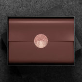 ドリップピーチグリッター |テラコッタコーラルオレンジ ラウンドシール