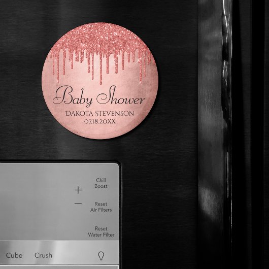 ドリップピーチグリッター | Terra Cotta Coral Shower マグネット