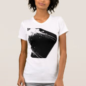 ドリップベッラ+キャンバスウィメンズスリムフィットティー Tシャツ (正面)