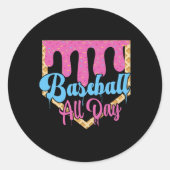 ドリップボーイズのアイスクリームドリップユース終日販売 ラウンドシール (正面)