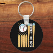 ドリップボーイズを販売アイスクリームアメリカン国旗の尊敬 キーホルダー (正面)