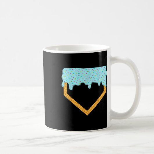 ドリップボーイズホームプレートアイスクリームスポーツプレーヤーを販売 コーヒーマグカップ (右)