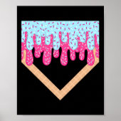 ドリップボーイズホームプレートアイスクリームスポーツプレーヤーを販売 ポスター (正面)