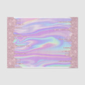 ドリップメタルバラ金ゴールドグリッター&虹色 薄葉紙 (正面)