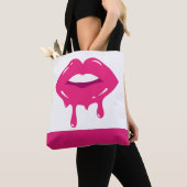 ドリップリップトートバッグ トートバッグ (クローズアップ)