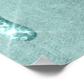 ドリップルックスグリッター |ミントティール(緑がかった色)溶解注 ポスター (角)