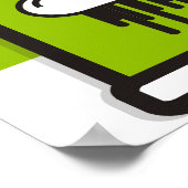 ドリップワールドグリーン ポスター (角)