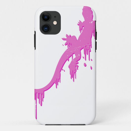 ドリッ動揺してプ付きピンクのサ絵を描ランダー Case-Mate iPhoneケース (裏面)