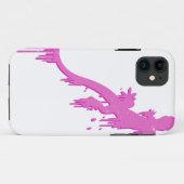 ドリッ動揺してプ付きピンクのサ絵を描ランダー Case-Mate iPhoneケース (裏面(横))