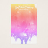 ドリッ絵を描プイヤリングネックレスジュエリー表示カード (正面)